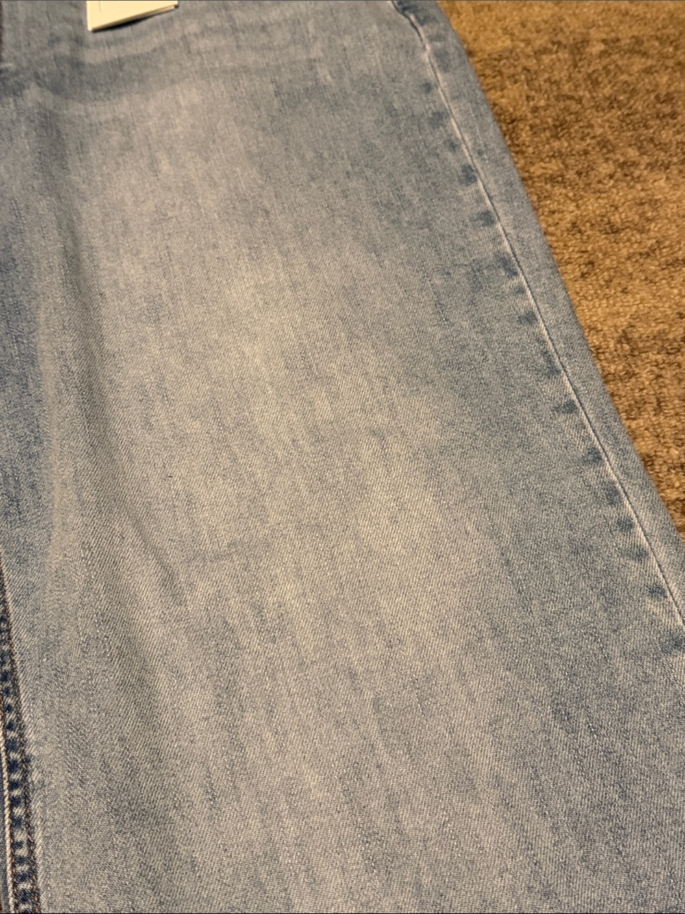 OAT Light Wash Wide Leg Women’s Jeans - Cloud Luxe Denim - Picture 6 of 7